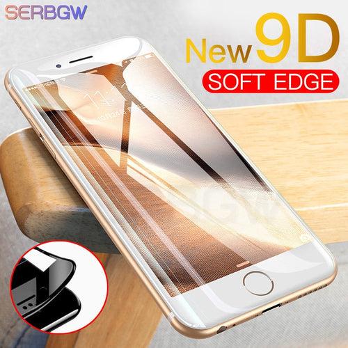 New 9D Curved Full Cover Tempered Glass on the For iPhone X XR XS Max Screen Protector For iPhone 8 7 6 6s Plus Protection Film