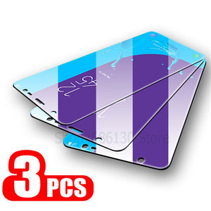 3Pcs Protective Glass for Samsung Galaxy A7 A9 2018 J6 A6 A8 J4 Plus Screen Protector 2.5D Tempered Glass for Samsung J6 J4 2018