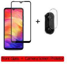 Load image into Gallery viewer, 2-in-1 Camera Glass Redmi Note 7 Tempered Glass Screen Protector Xiaomi Redmi Note 7 Glass Film redmi note 7 screen protector