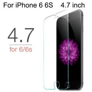 10Pcs Tempered Glass For iPhone X XS MAX XR 4 4s 5 5s SE 5c Screen Protective Film For iPhone 6 6s 7 8 Plus X Glass Protector