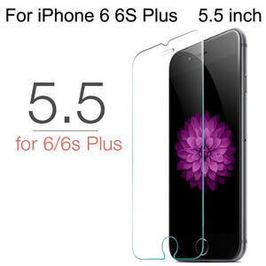 10Pcs Tempered Glass For iPhone X XS MAX XR 4 4s 5 5s SE 5c Screen Protective Film For iPhone 6 6s 7 8 Plus X Glass Protector