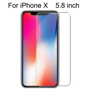 10Pcs Tempered Glass For iPhone X XS MAX XR 4 4s 5 5s SE 5c Screen Protective Film For iPhone 6 6s 7 8 Plus X Glass Protector