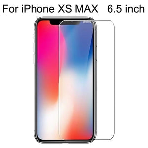 10Pcs Tempered Glass For iPhone X XS MAX XR 4 4s 5 5s SE 5c Screen Protective Film For iPhone 6 6s 7 8 Plus X Glass Protector